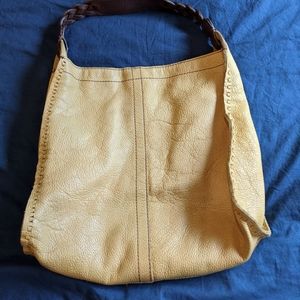 Lucky Brand Leather Hobo Large Handbag